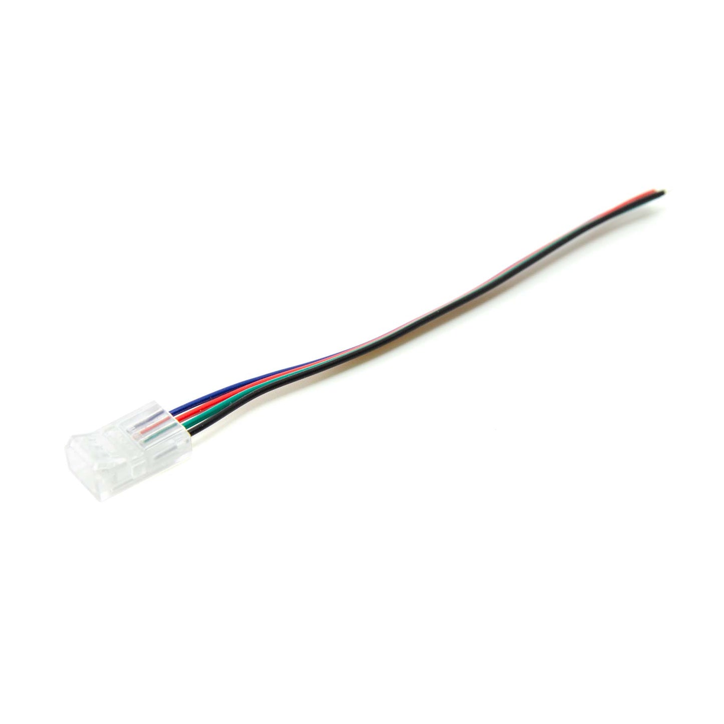  4 Pin 1 End Solderless Wire Connector For RGB LED Strip Lights