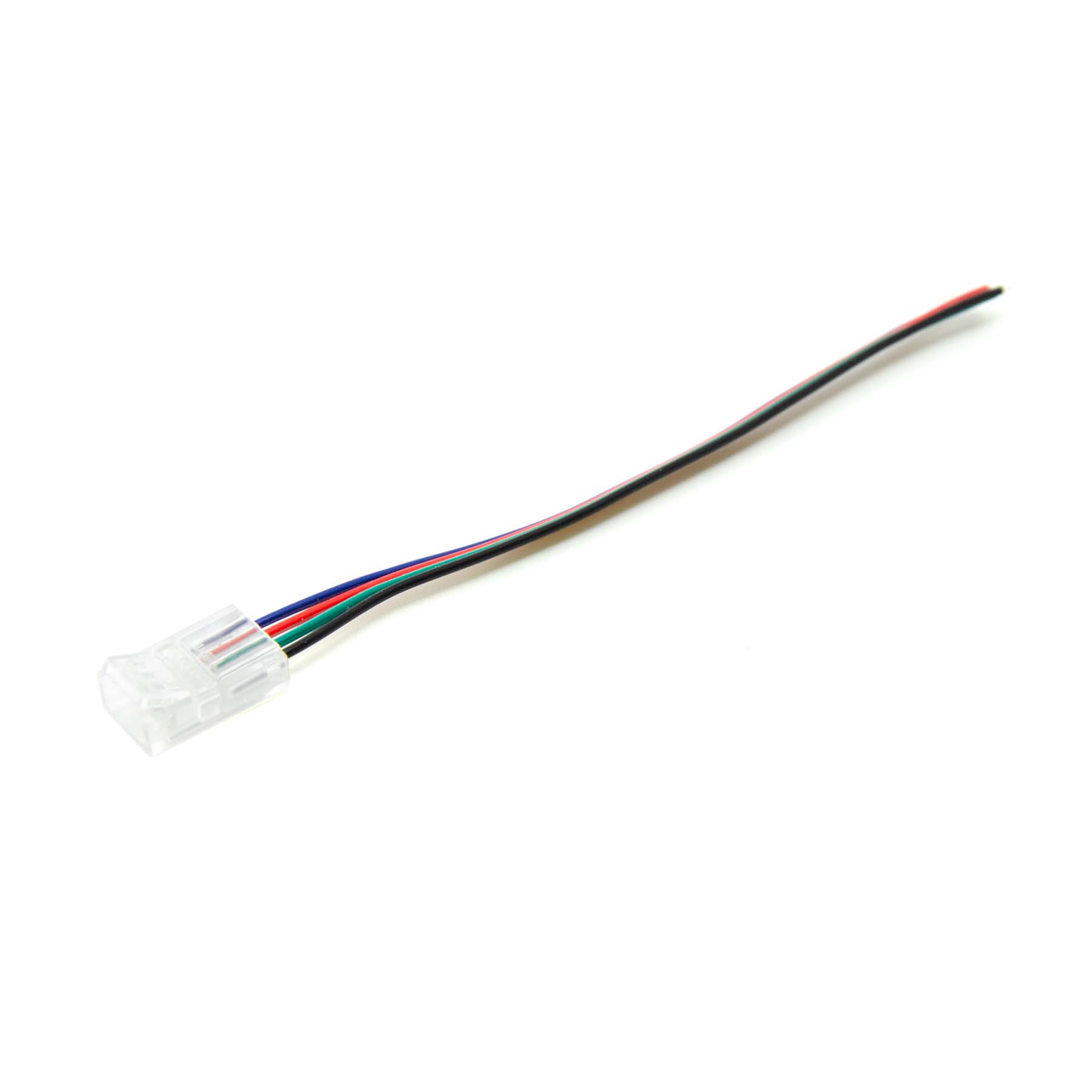  4 Pin 1 End Solderless Wire Connector For RGB LED Strip Lights