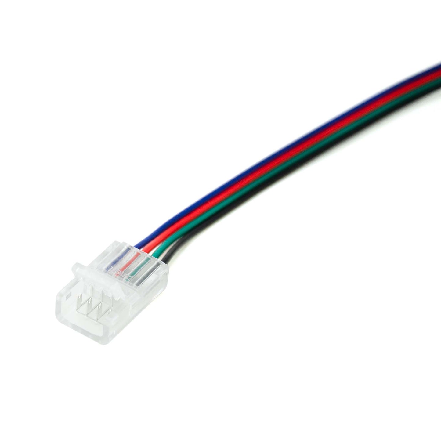  4 Pin 1 End Solderless Wire Connector For RGB LED Strip Lights