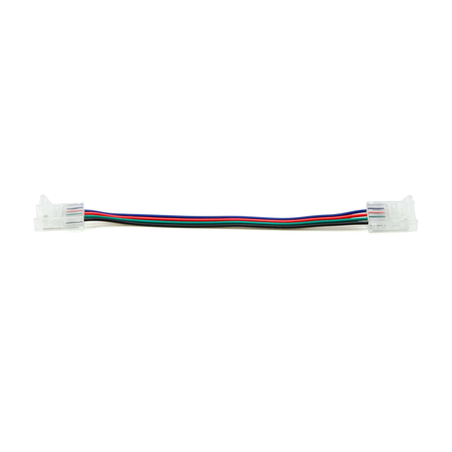  4 Pin 2 End Solderless Wire Connector For RGB LED Strip Lights