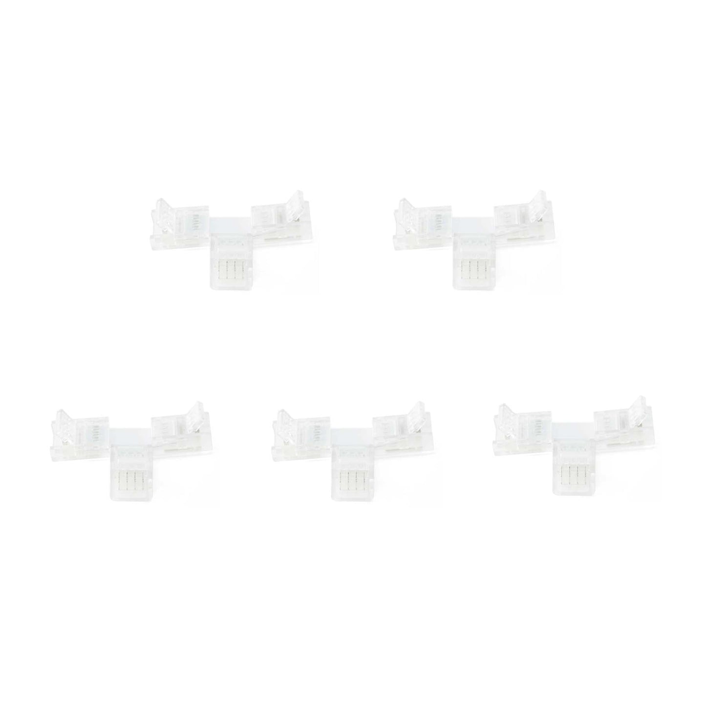  4 Pin Solderless T Shape Connector For RGB LED Strip Lights