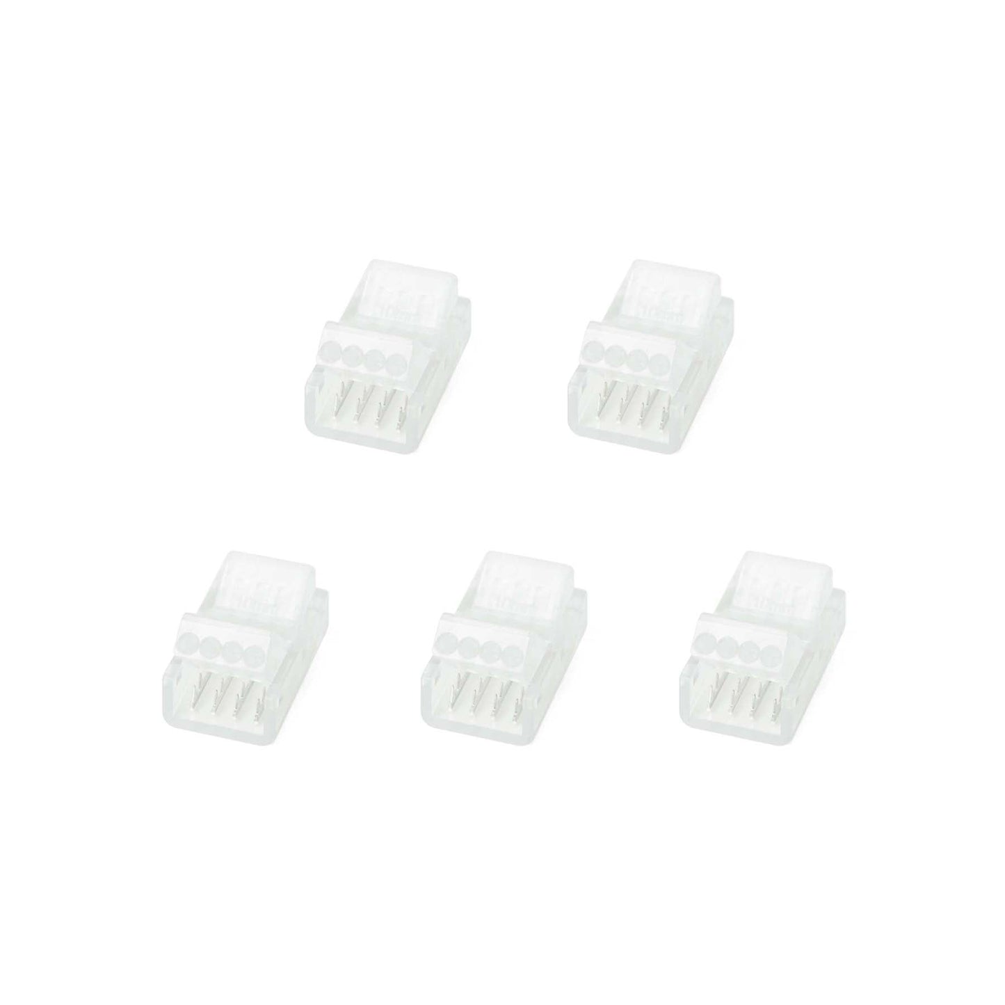  4 Pin Solderless Straight Connector For RGB LED Strip Lights