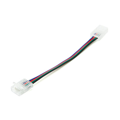  5 Pin 2 End Solderless Wire Connector For RGBW/RGBWW LED Strip Lights