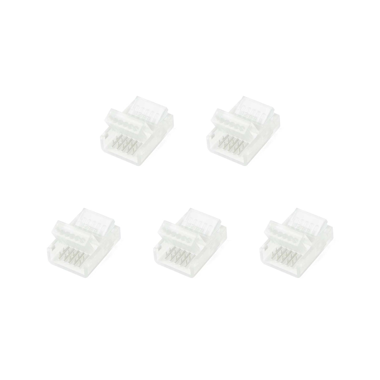  6 Pin Solderless Straight Connector For RGB+CCT LED Strip Lights