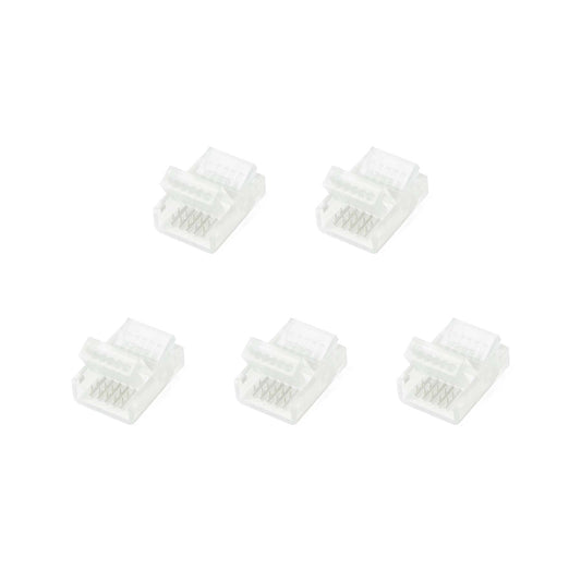  6 Pin Solderless Straight Connector For RGB+CCT LED Strip Lights
