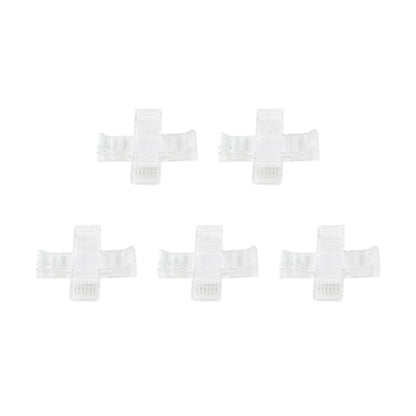  6 Pin Solderless X Shape Connector For RGBCCT LED Strip Lights