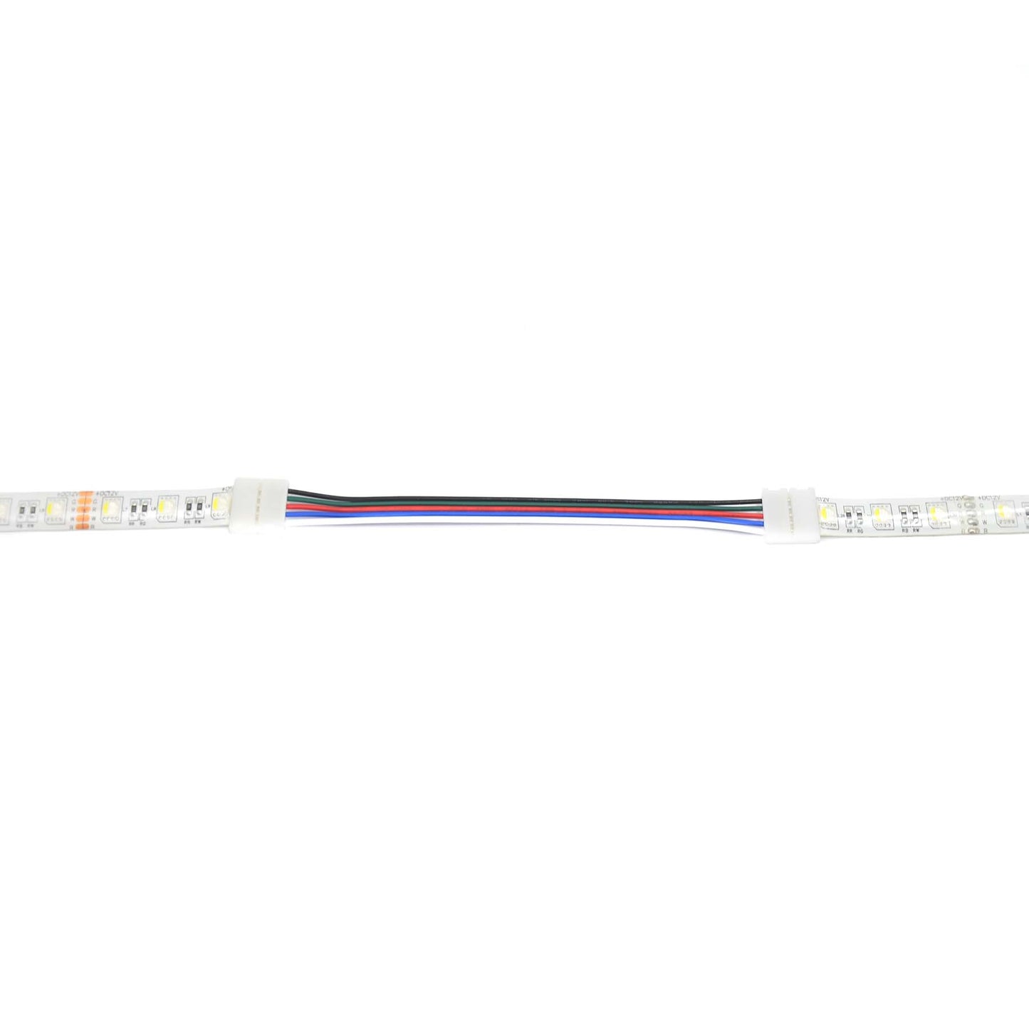  5 Pin 2 End Solderless Wire Connector For LED RGBW/RGBWW Strip Lights