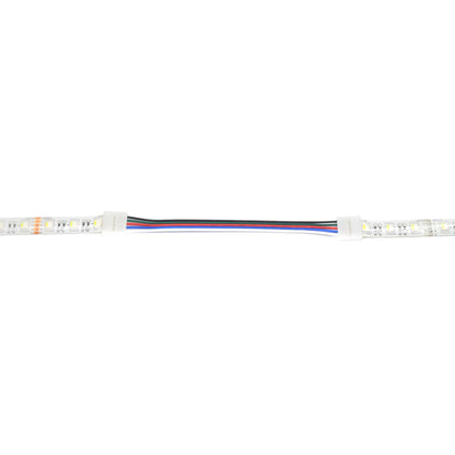  5 Pin 2 End Solderless Wire Connector For LED RGBW/RGBWW Strip Lights