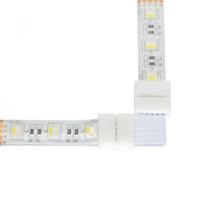  5 Pin Solderless L Shape Connector For LED RGBW/RGBWW Strip Lights