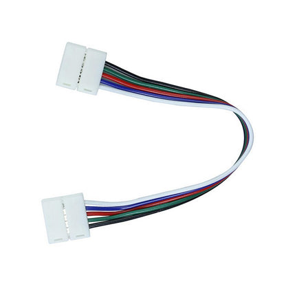  5 Pin 2 End Solderless Wire Connector For LED RGBW/RGBWW Strip Lights
