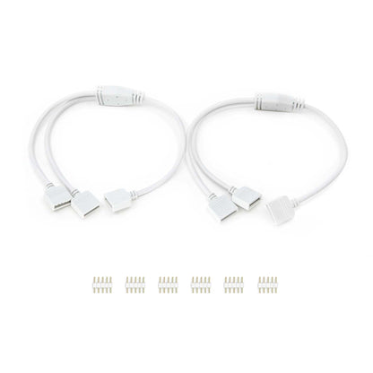  5 Pin 1 To 2 Ways Y Splitter Cable For RGBW LED Strip Light