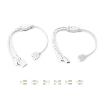  6 Pin 1 To 2 Ways Y Splitter Cable For RGB+CCT LED Strip Light