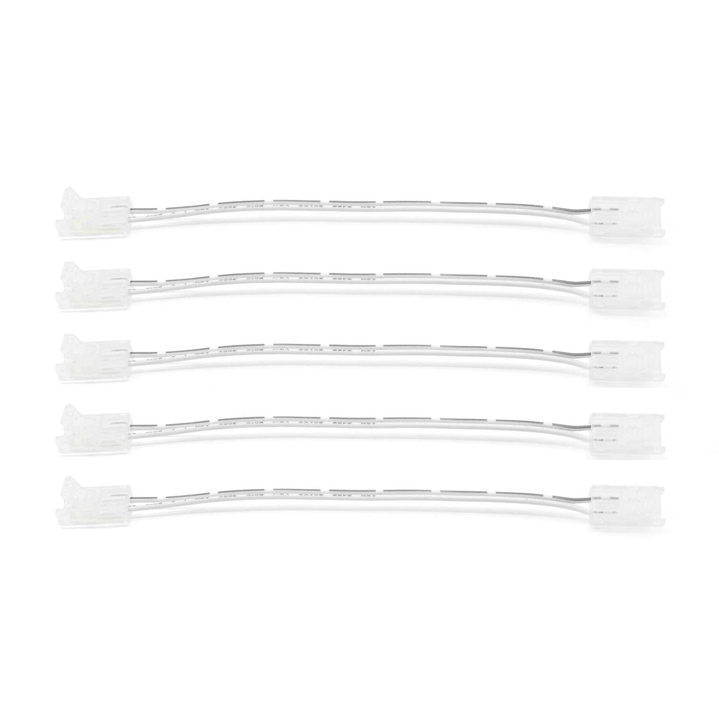  2 Pin 2 End Solderless Wire Connector For Single Colour LED Strip Lights