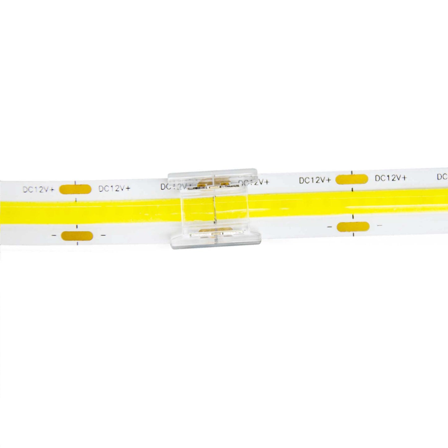  2 Pin Solderless Straight Connector For Single Colour LED COB Strip Lights