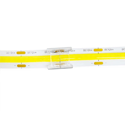  2 Pin Solderless Straight Connector For Single Colour LED COB Strip Lights