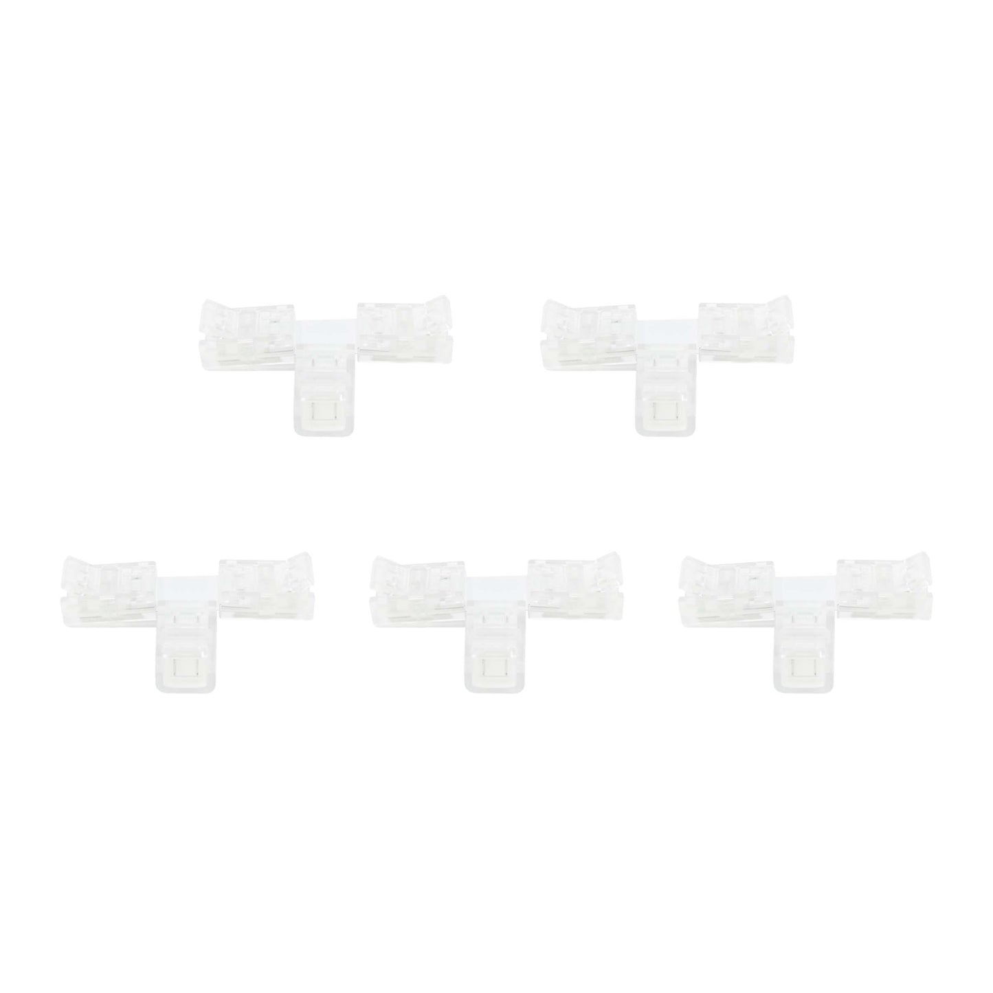  2 Pin Solderless T Shape Connector For Single Colour LED Strip Lights