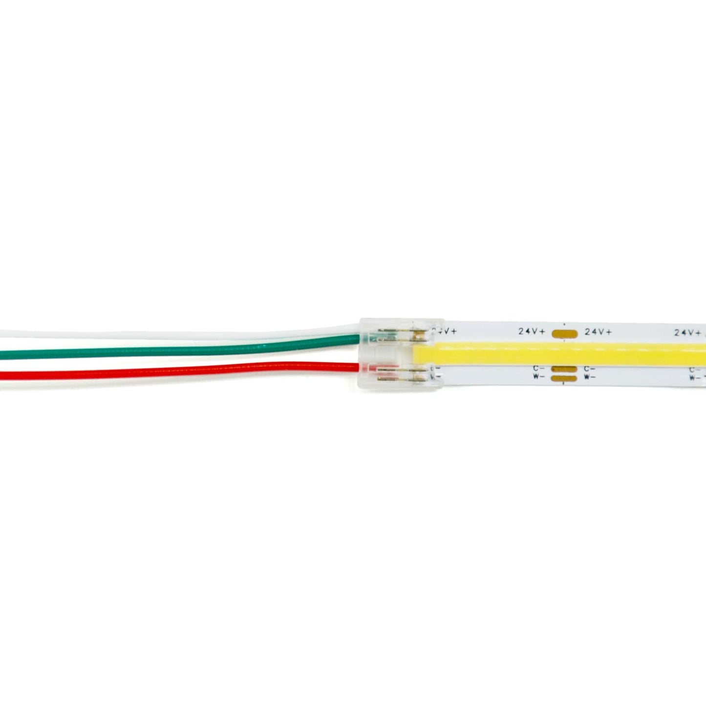  3 Pin Solderless Strip To Wire Connector For CCT/Pixel LED COB Strip Lights