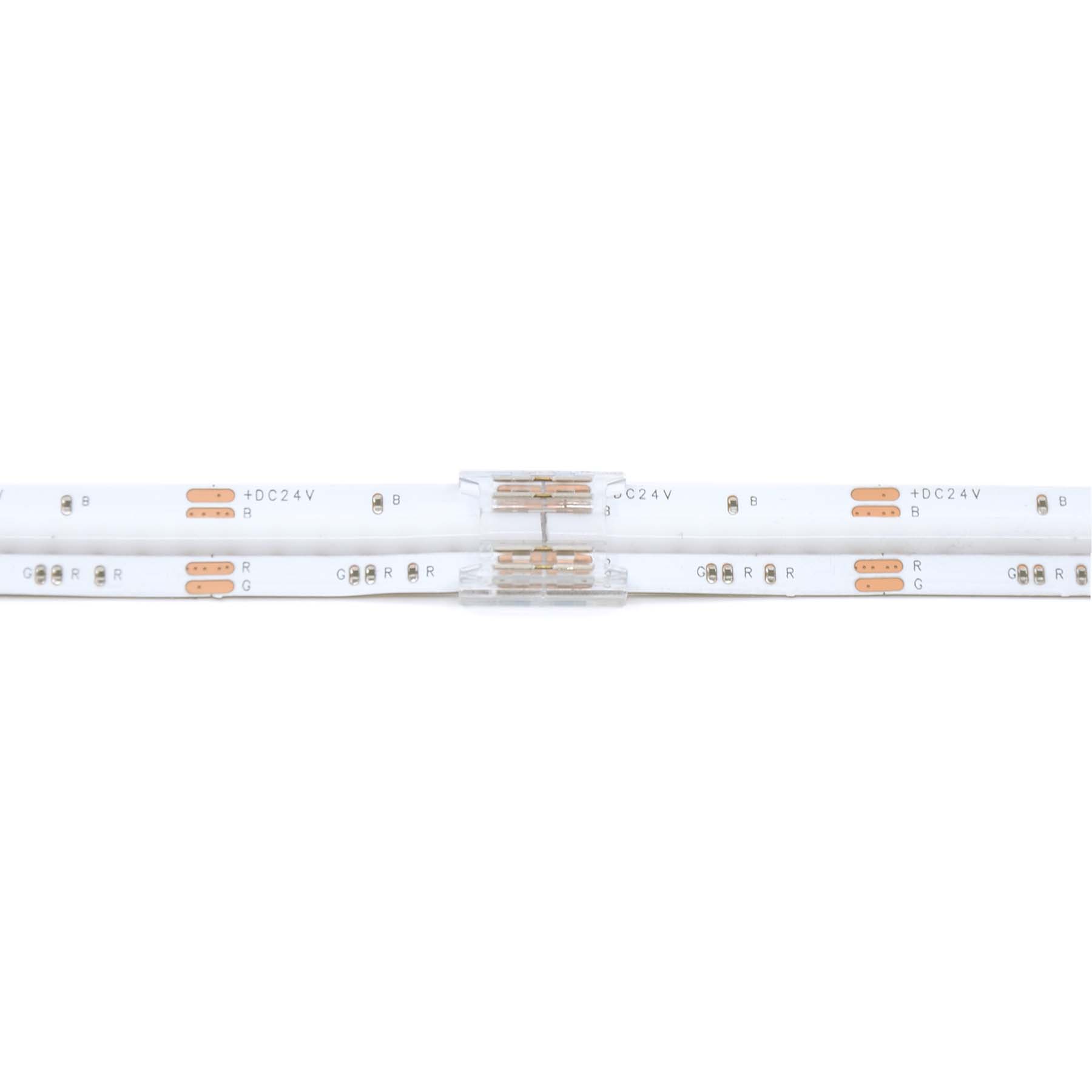  4 Pin Solderless Straight Connector For RGB LED COB Strip Lights