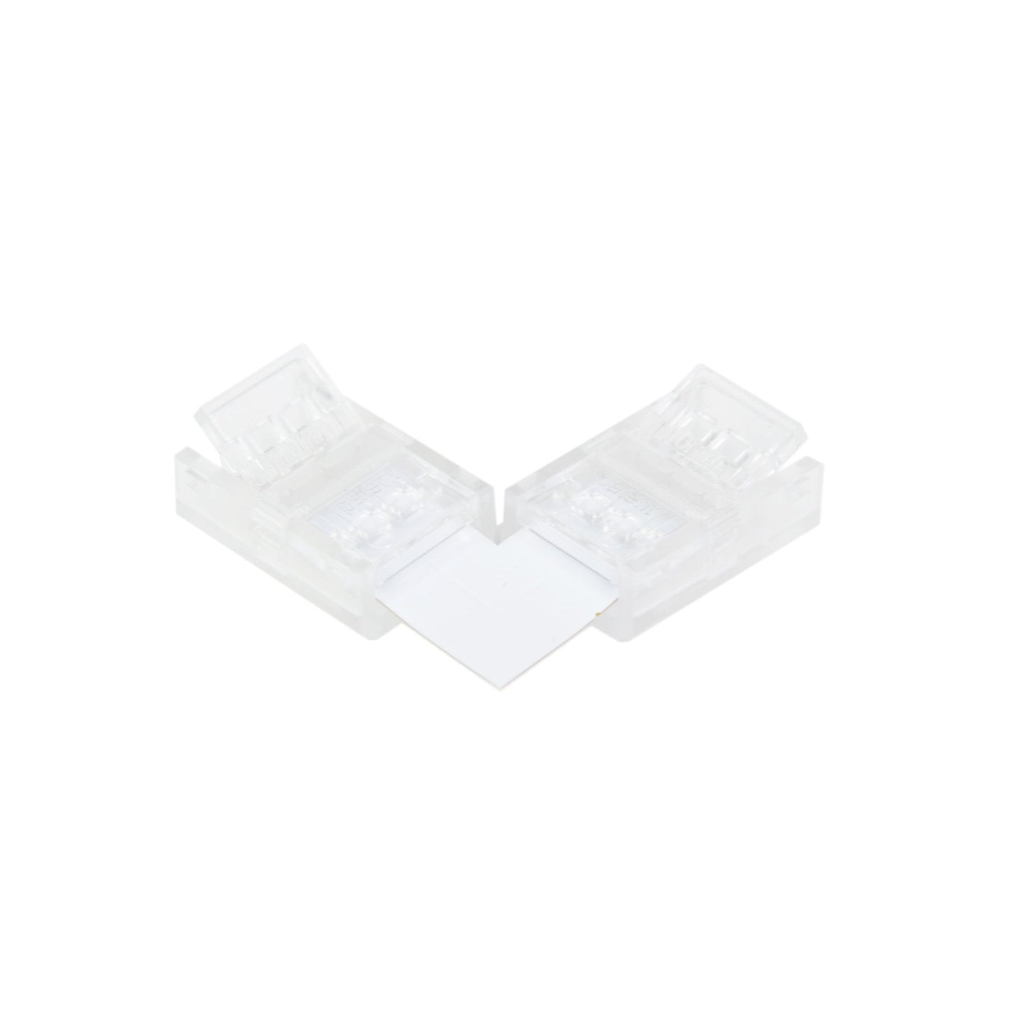  2 Pin Solderless L Shape Connector For Single Colour LED COB Strip Lights