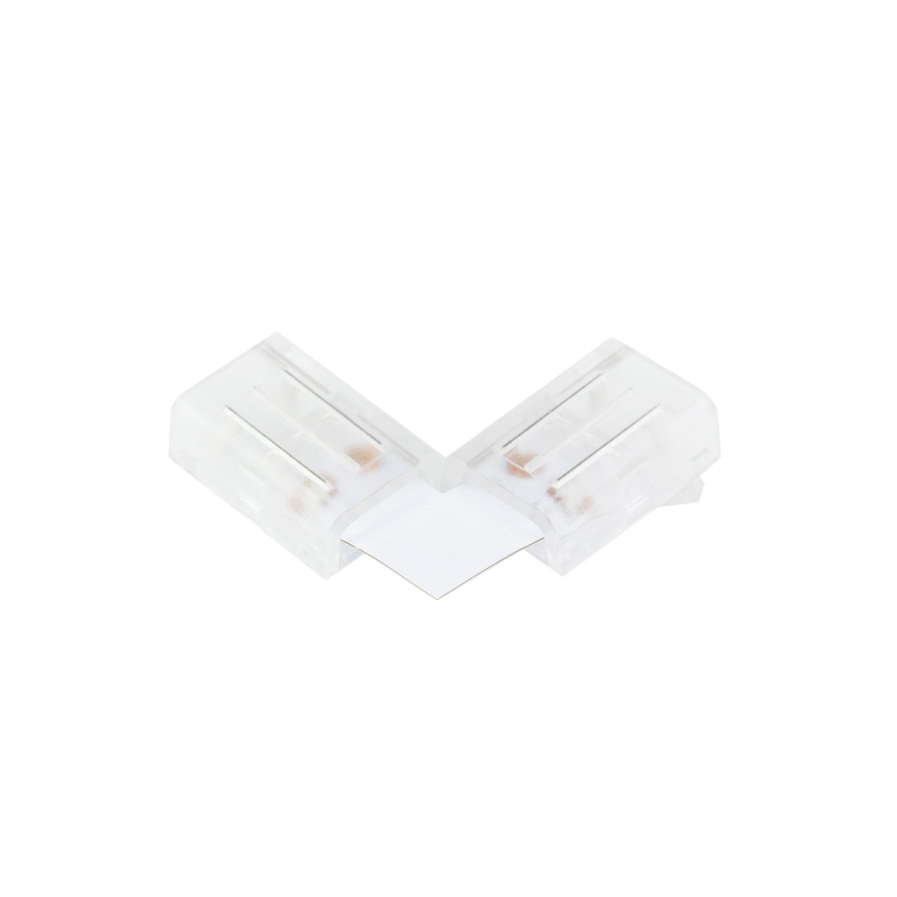  2 Pin Solderless L Shape Connector For Single Colour LED COB Strip Lights