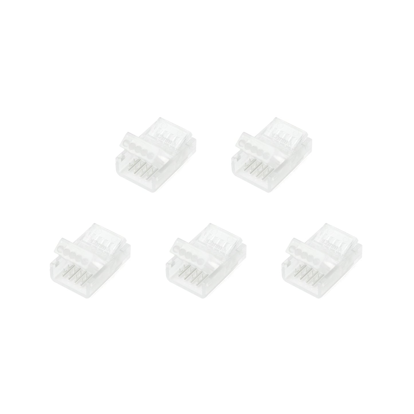  5 Pin Solderless Strip To Wire Connector For RGBW/RGBWW LED Strip Lights