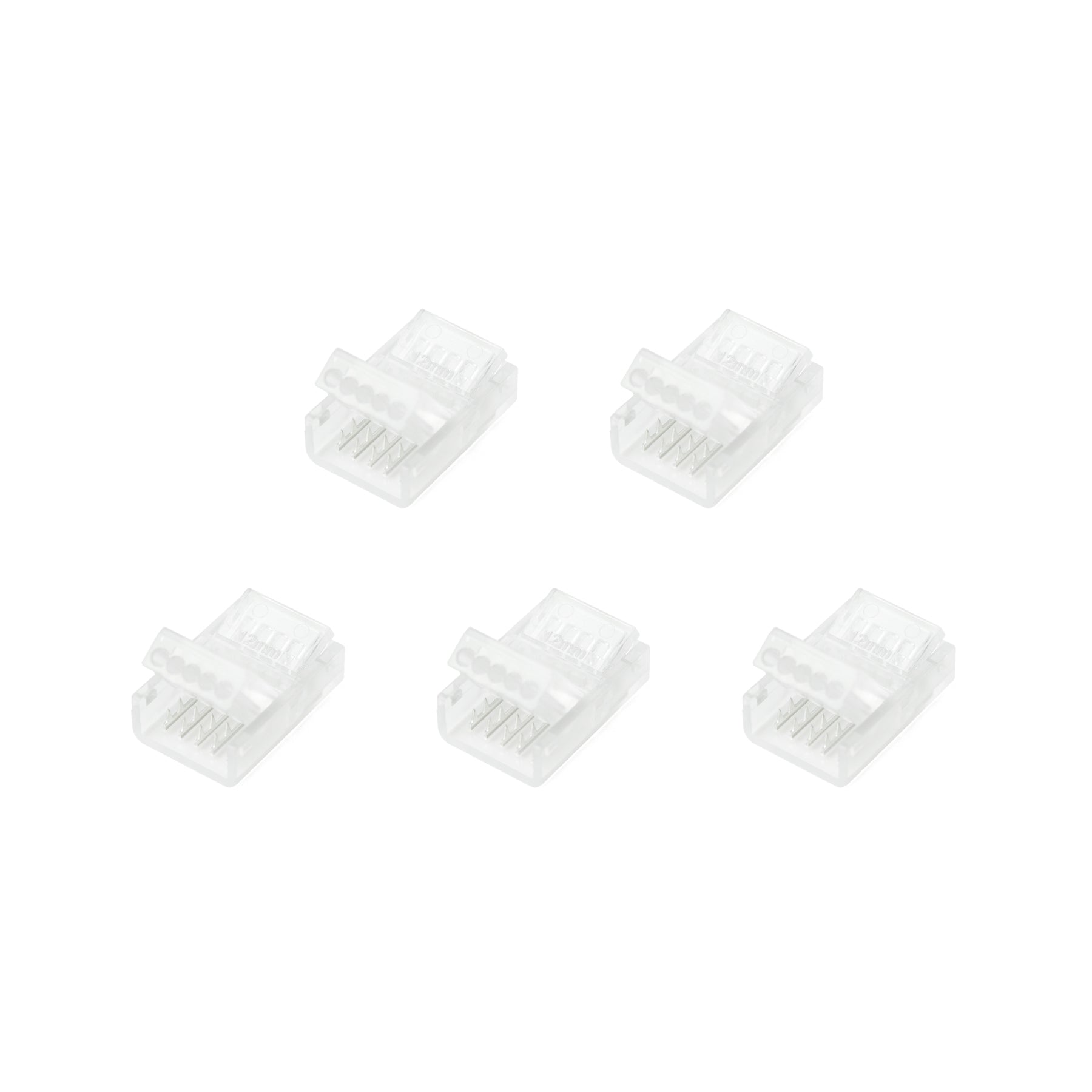  5 Pin Solderless Strip To Wire Connector For RGBW/RGBWW LED Strip Lights