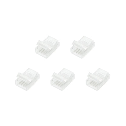  5 Pin Solderless Straight Connector For RGBW/RGBWW LED Strip Lights