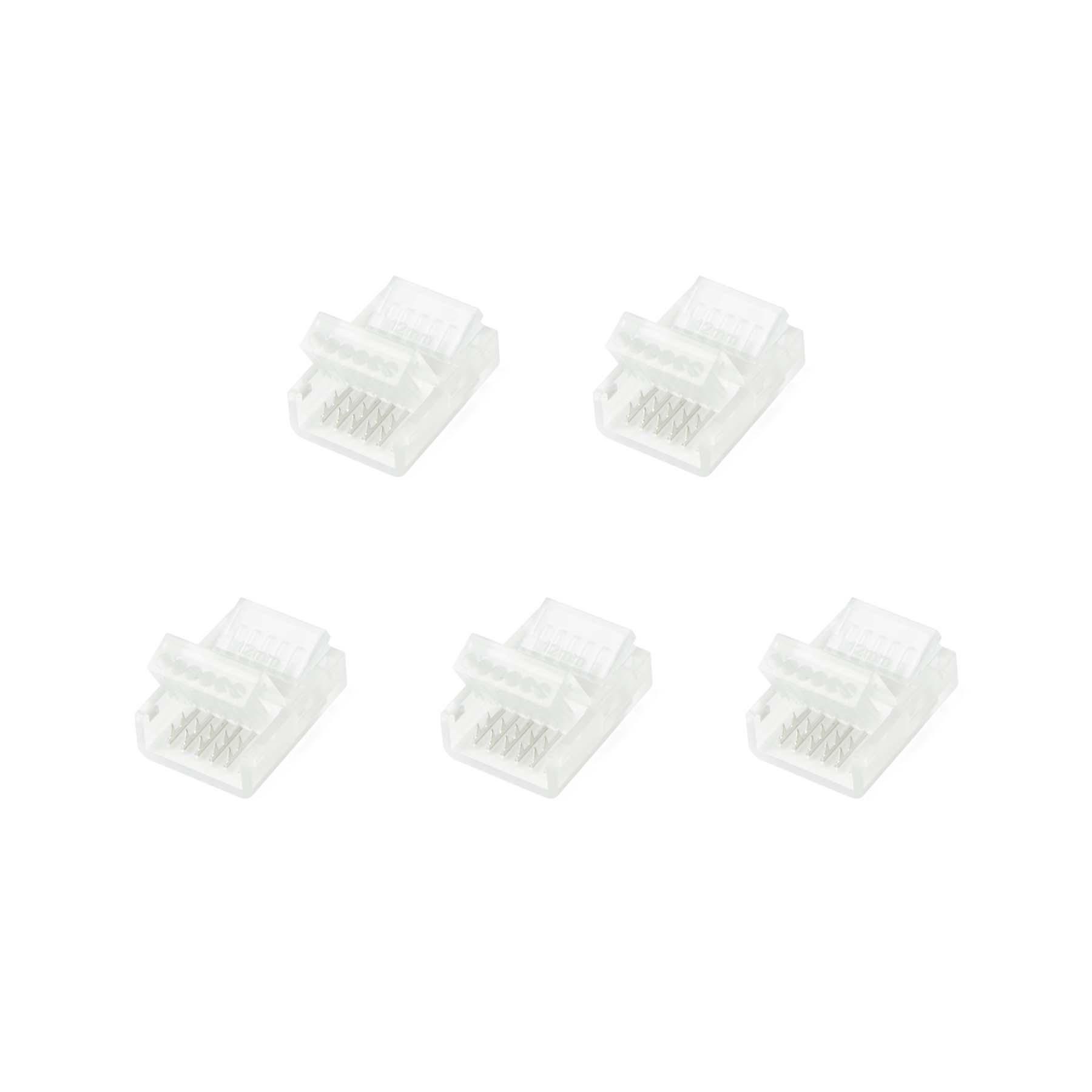  6 Pin Solderless Strip To Wire Connector For RGB+CCT LED Strip Lights