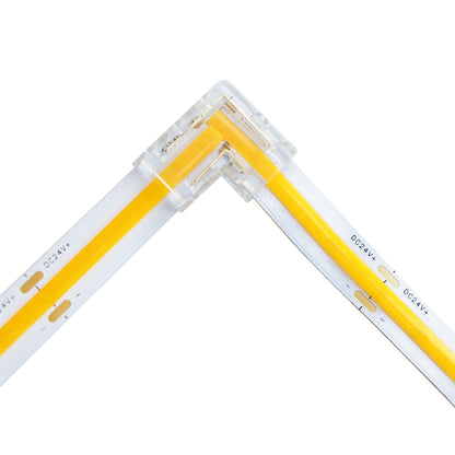  Quick Fit Solderless L Shape Corner Connector For DC LED Strip Lights