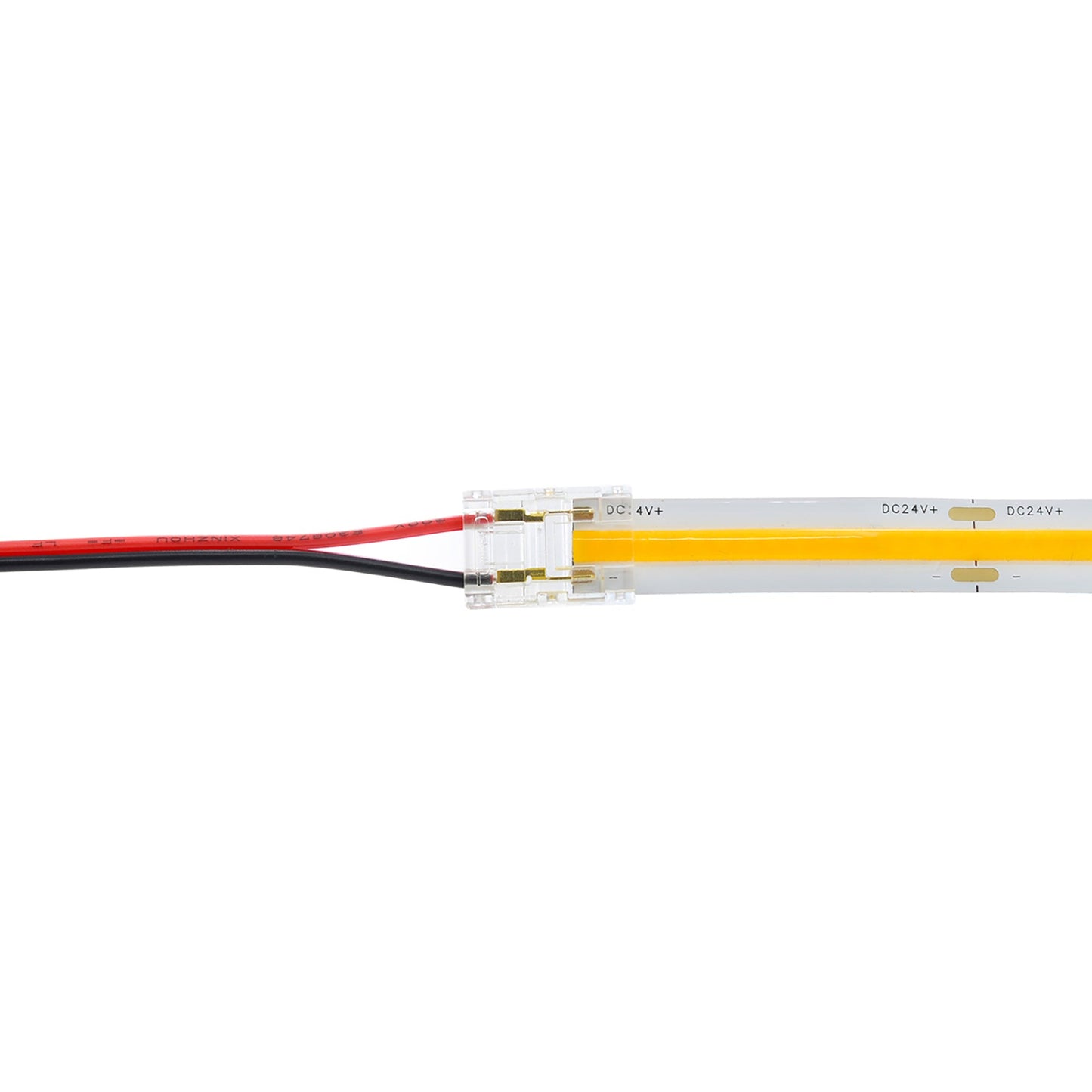  Quick Fit Solderless Strip To Wire Straight Connector For DC LED Strip Lights