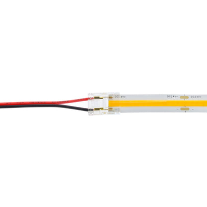  Quick Fit Solderless Strip To Wire Straight Connector For DC LED Strip Lights