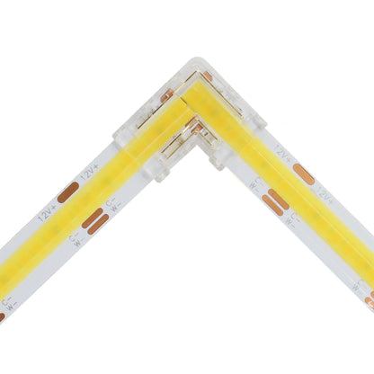  Quick Fit Solderless L Shape Corner Connector For DC LED Strip Lights