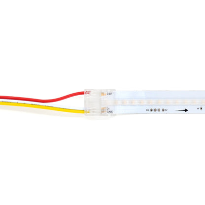  Quick Fit Solderless Strip To Wire Straight Connector For DC LED Strip Lights