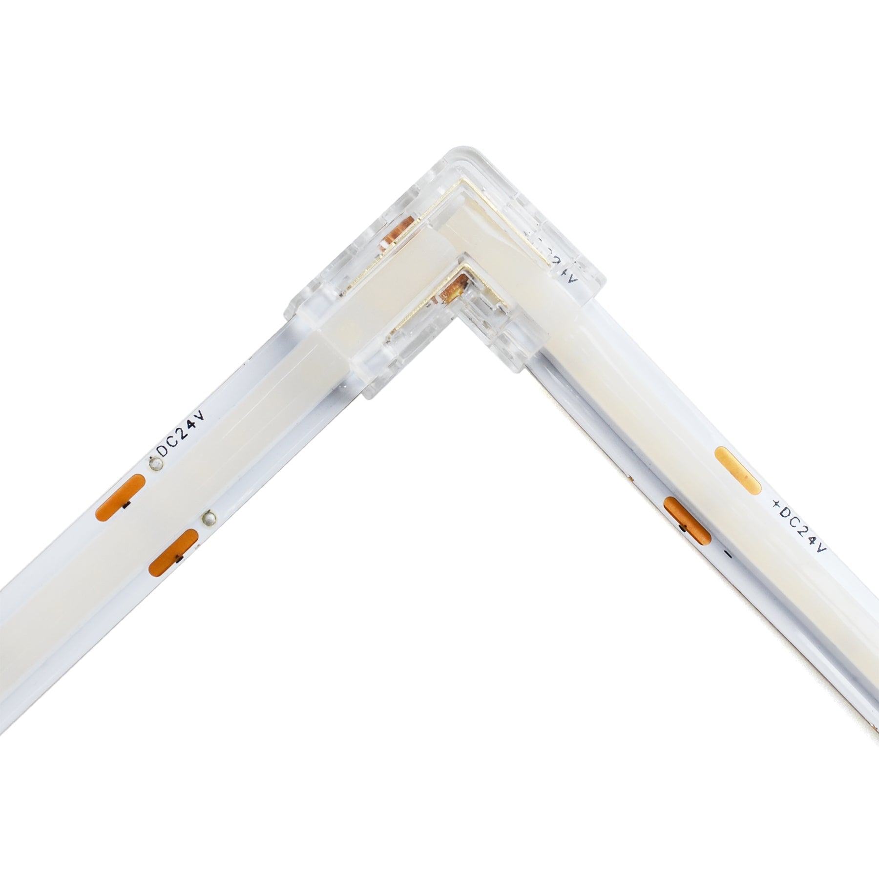  Quick Fit Solderless L Shape Corner Connector For DC LED Strip Lights