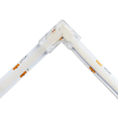  Quick Fit Solderless L Shape Corner Connector For DC LED Strip Lights