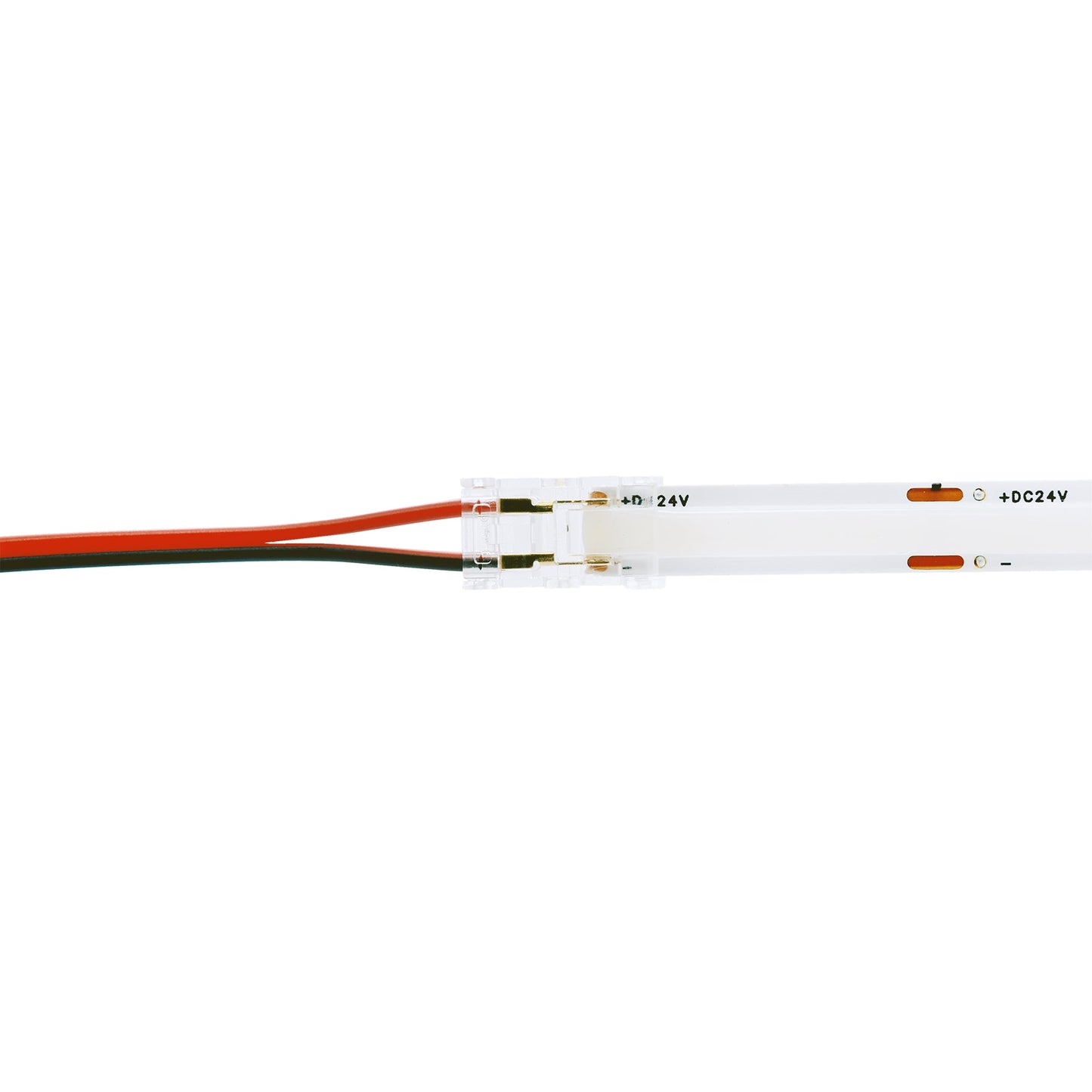  Quick Fit Solderless Strip To Wire Straight Connector For DC LED Strip Lights