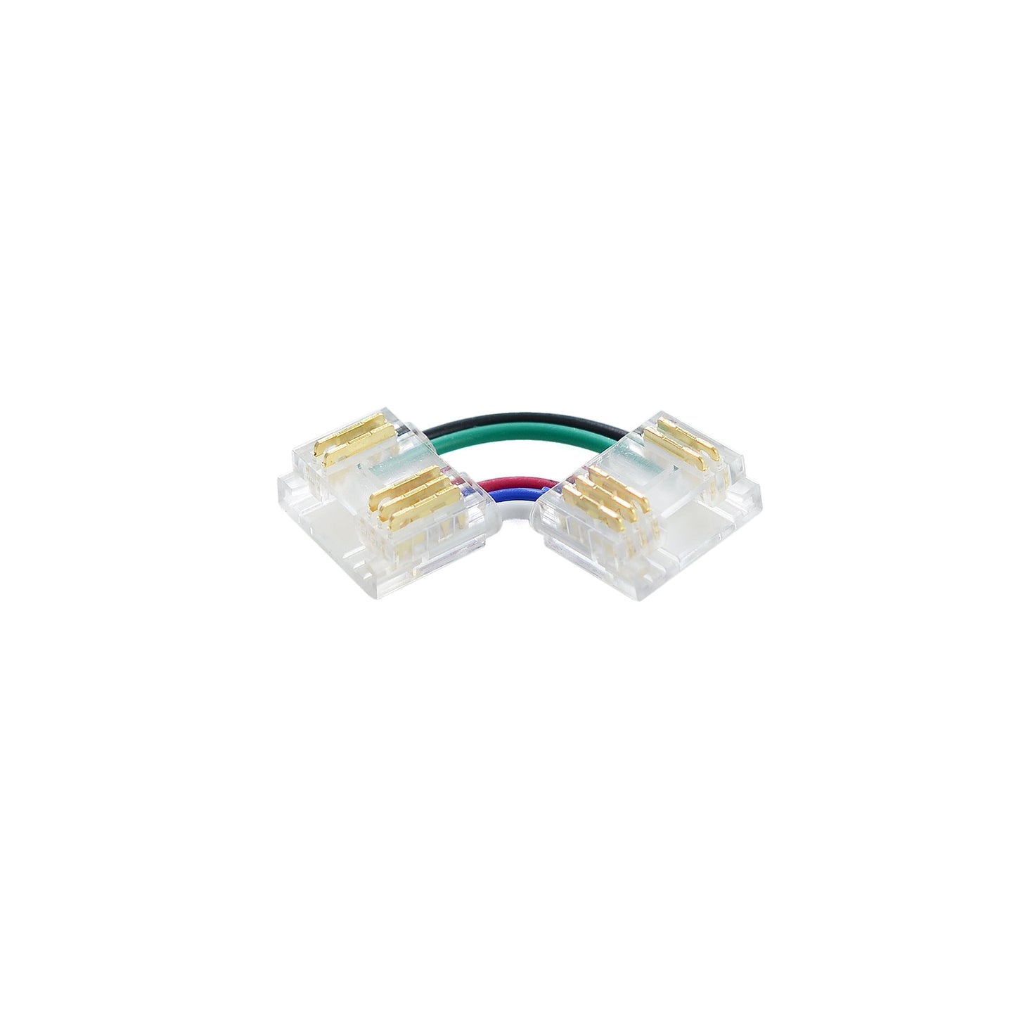  Quick Fit Solderless L Shape Corner Connector For DC LED Strip Lights