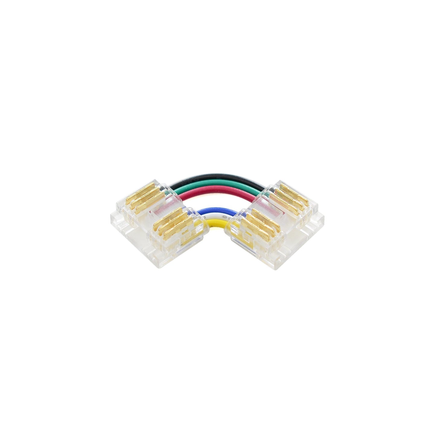  Quick Fit Solderless L Shape Corner Connector For DC LED Strip Lights