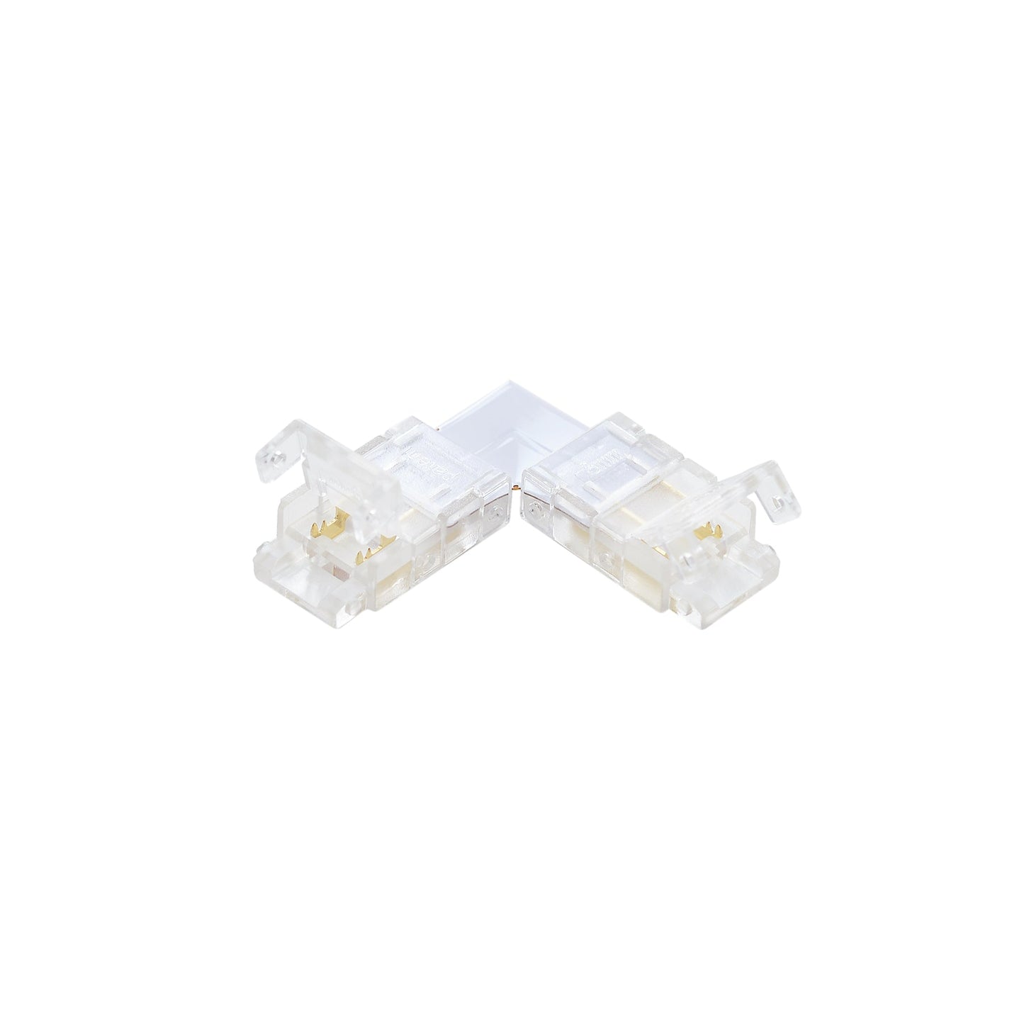  Quick Fit Solderless L Shape Corner Connector For DC LED Strip Lights