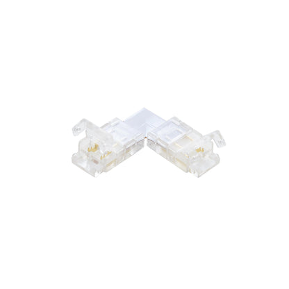  Quick Fit Solderless L Shape Corner Connector For DC LED Strip Lights