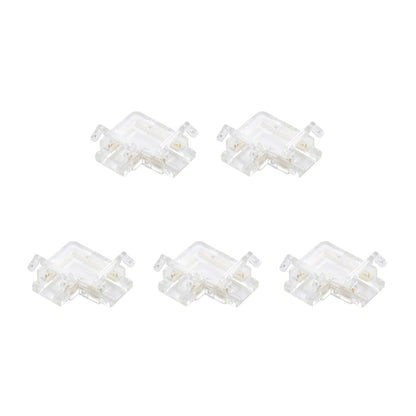  Quick Fit Solderless L Shape Corner Connector For DC LED Strip Lights