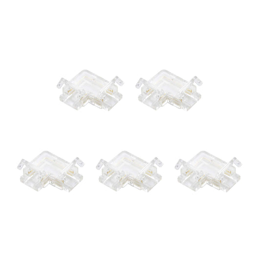  Quick Fit Solderless L Shape Corner Connector For DC LED Strip Lights