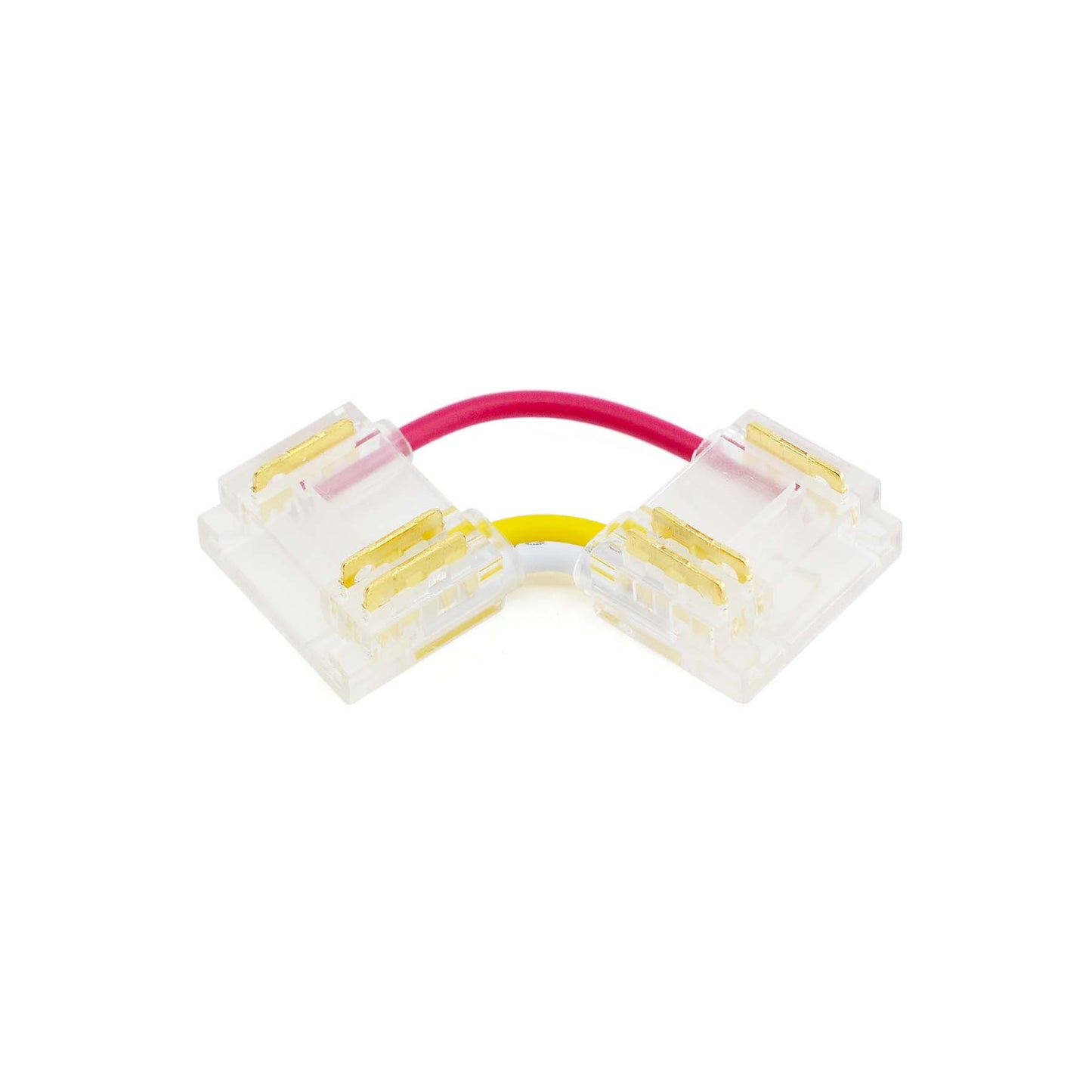  Quick Fit Solderless L Shape Corner Connector For DC LED Strip Lights
