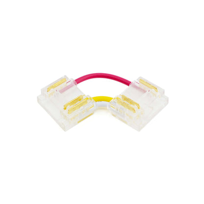  Quick Fit Solderless L Shape Corner Connector For DC LED Strip Lights