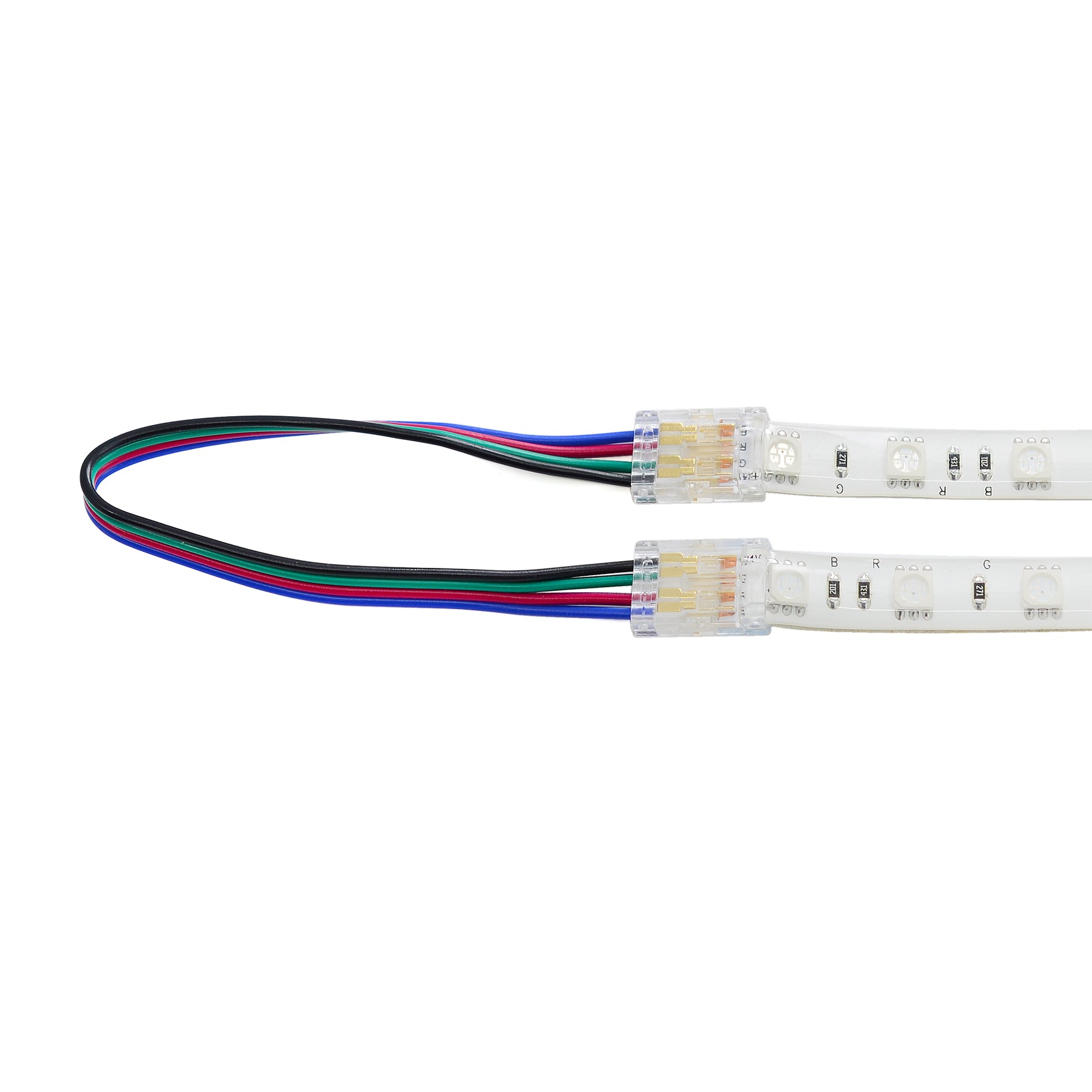  Quick Fit Solderless 2 End Wire Cable For DC LED Strip Lights
