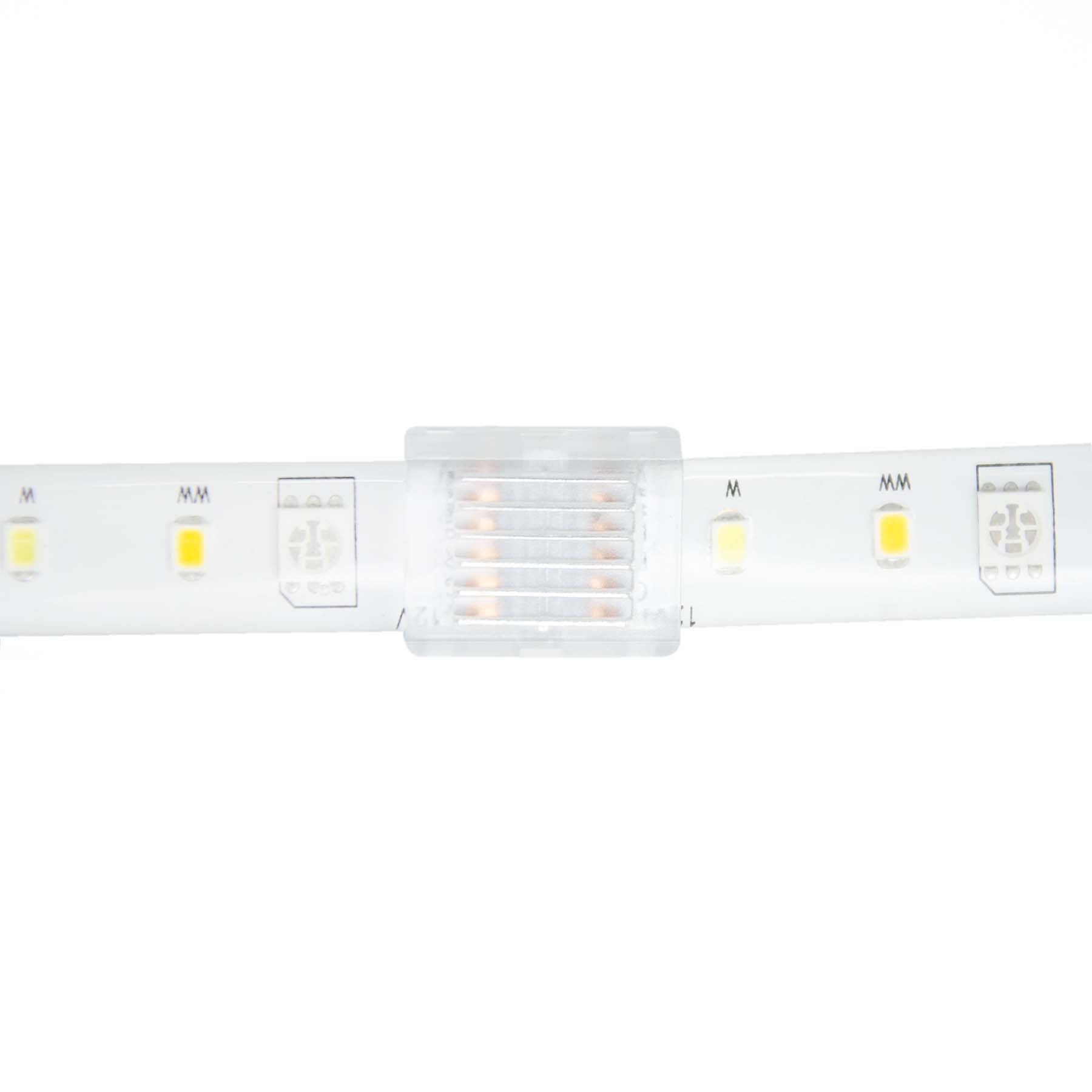  6 Pin Solderless Straight Connector For RGB+CCT LED Strip Lights