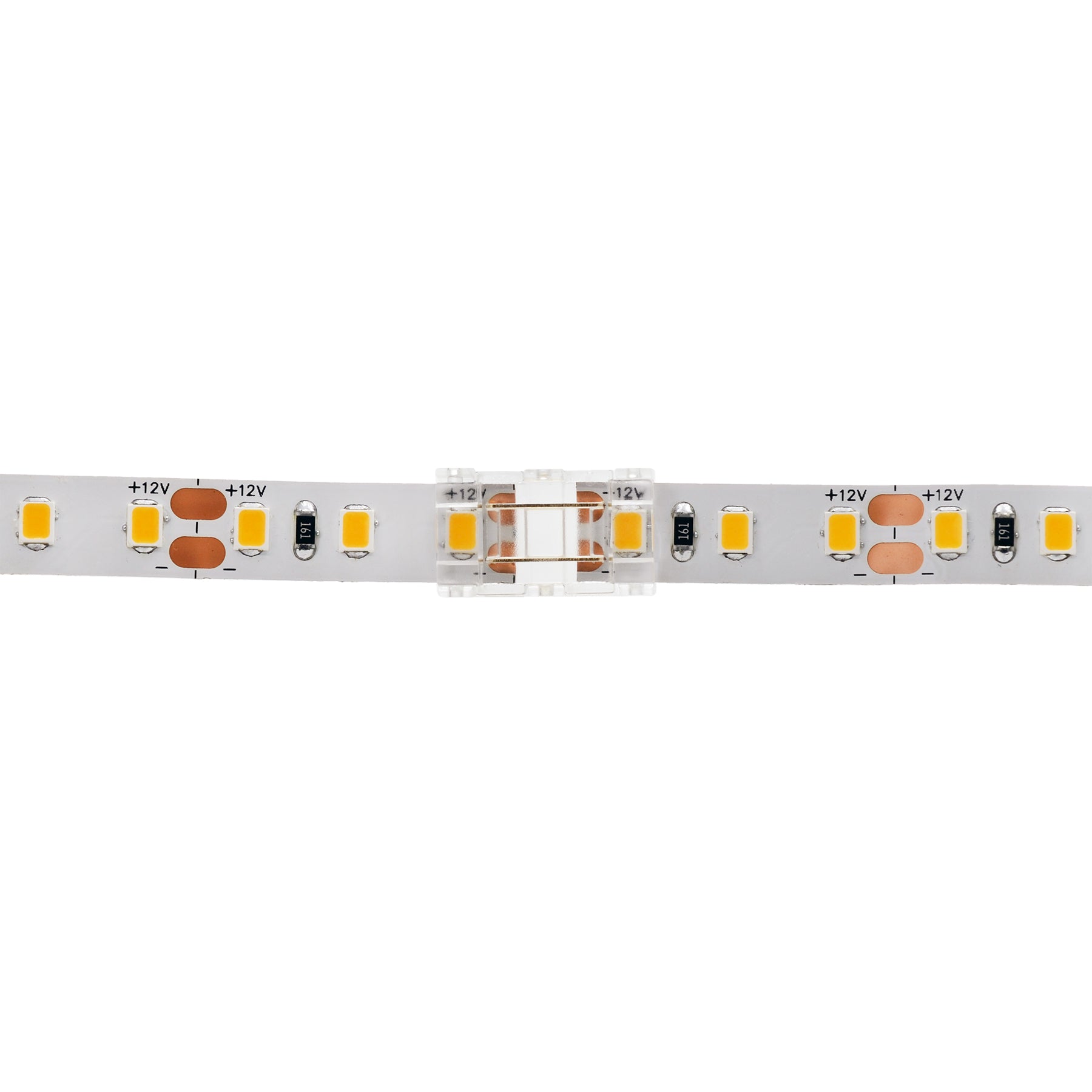  Quick Fit Solderless Strip To Strip Straight Connector For DC LED Strip Lights