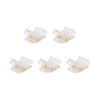  Quick Fit Solderless Strip To Strip Straight Connector For DC LED Strip Lights