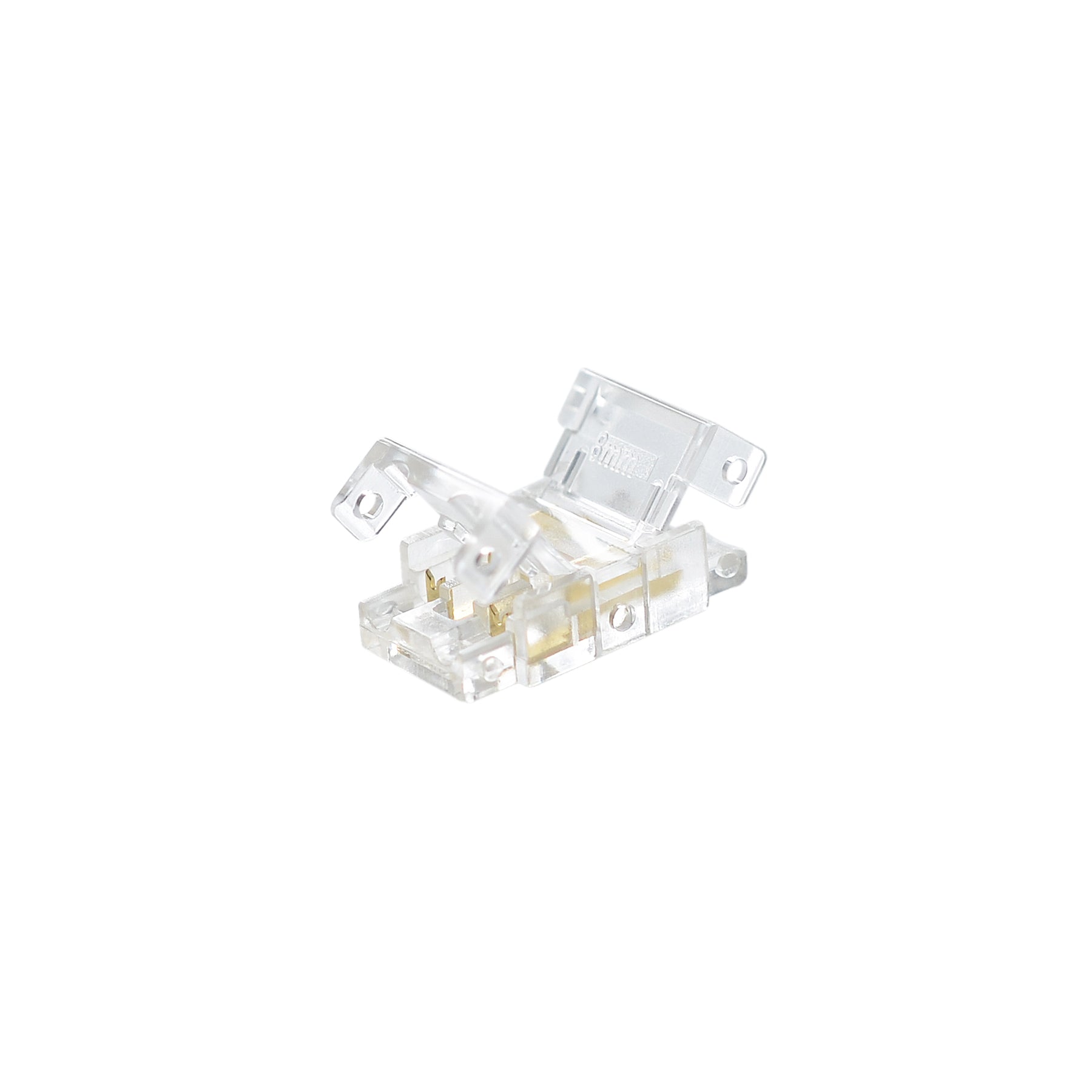  Quick Fit Solderless Strip To Wire Straight Connector For DC LED Strip Lights