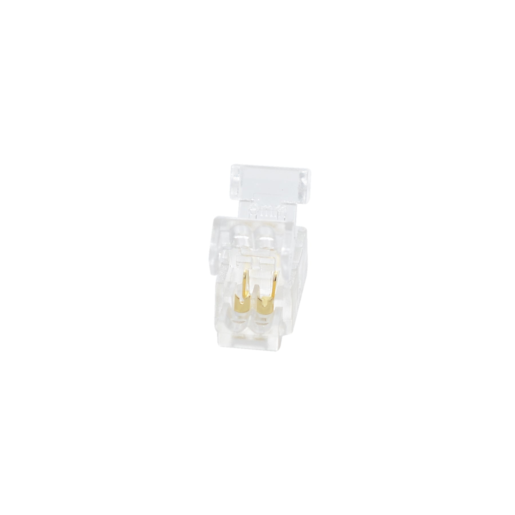  Quick Fit Solderless Strip To Wire Straight Connector For DC LED Strip Lights